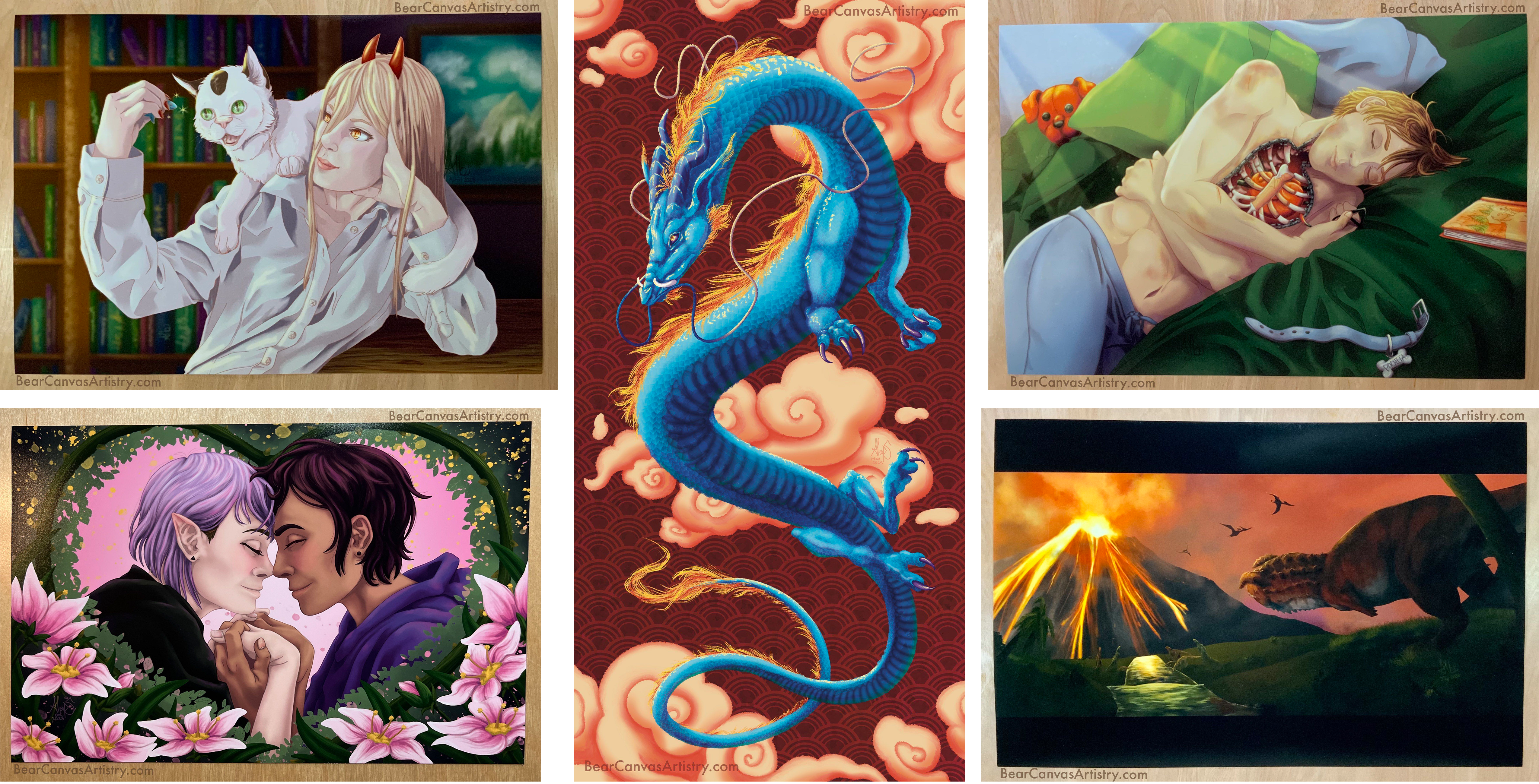 Collage of Original Artworks